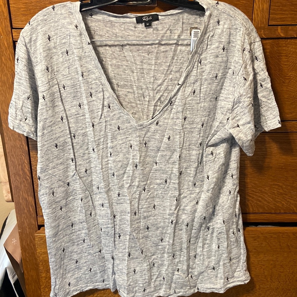 Rails Grey Cactus T-Shirt
